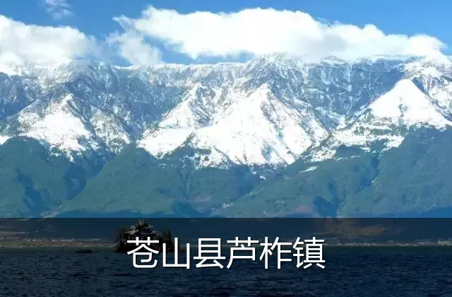 苍山县芦柞镇